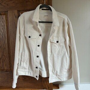 Todd Snyder Italian Corduroy Dylan Jacket White/Cream Size L